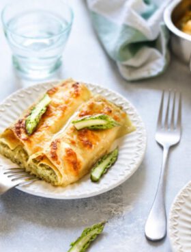 Cannelloni met witte asperges